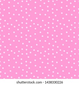 Cute Pink Seamless Pattern Background In Lol Doll Surprise Style. Vector Illustration