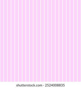 Lindo patrón sin costuras rosa. Líneas de Vertical blancas sobre fondo rosa. Ilustración vectorial. Textura para impresión, textil, tela; embalaje.