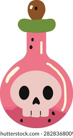 Cute Pink Skull Poison