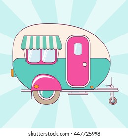 Vintage Camper Images, Stock Photos & Vectors | Shutterstock