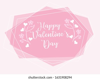 Cute pink Valentine's day card, sale and other flyer templates with lettering. Heart, balloon ,love. Typography poster, label, banner design set.  Trendy and luxury