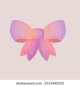 Diseño de Vector de arco de Antiguas rosa lindo