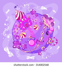 cute pink world of miracles and dreams