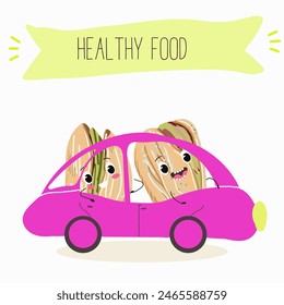 Cute pistachio nut characters, funny nuts, with different activities, outdoor, sports,musical instrument. Organic food, healthy food, illustrations for kids menu.