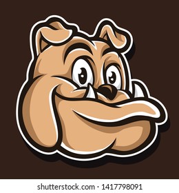 Cute Pitbull Vector And Logo