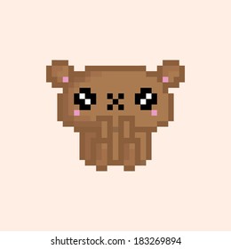 Cute Pixel Animal Character