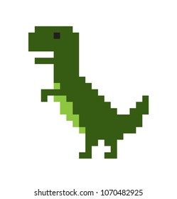 Dinosaur Pixel Images, Stock Photos & Vectors | Shutterstock