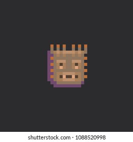 Cute pixel totem