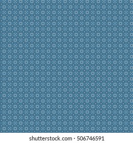 Cute pixelated pattern with simple geometric shapes. Useful for textile and interior design.