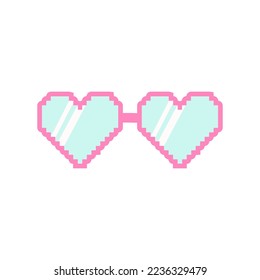 sticker of a cute cartoon square glasses 10548789 Vector Art at