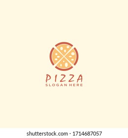 logo de la pizza linda para restaurantes y lugares para comer