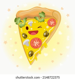 2,678 Kawaii Pizza Images, Stock Photos & Vectors 