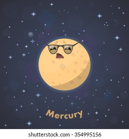 Cute Planet Mercury