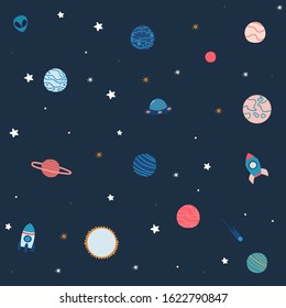 Cute Planet Vector Illustration  