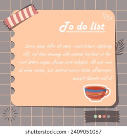 cute planner scrapbook notebook memo
