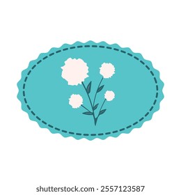 Cute Plant Postage Stamp Vector Illustration - 15