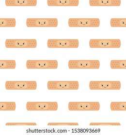 Cute plaster icon cartoon. Single medicine icon from the big medical, healthcare cartoon.