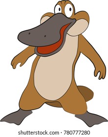 a cute platypus