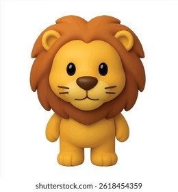 Cute and playful 3D icon of a baby lion, perfect for kids’ apps, games, storybooks, and educational content. High-quality PNG with vibrant colors, ready to use.