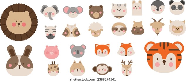 Cute and Playful Animal Head Graphic 2