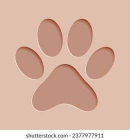 cute and playful toe prints for your kid's project background design vector