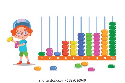 süßes Spielen mit Perlenabacus