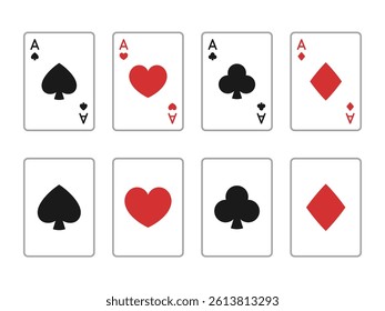 Cute playing card vector illustration