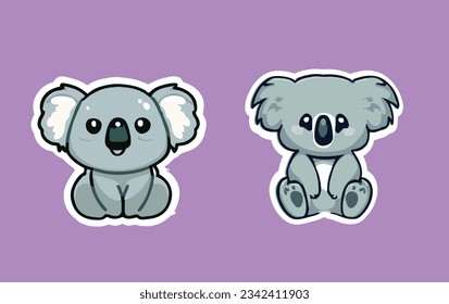 Pegatinas portadoras de Koala de Jute 
