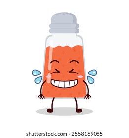 cute pleased expression of chili powder cartoon character
