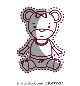 cute plush doll icon