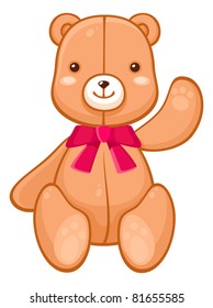Cute plush teddy bear
