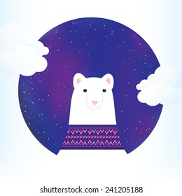 Cute polar bear