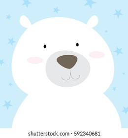 Cute polar bear
