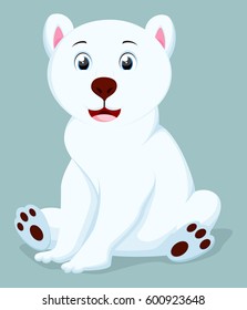 Cute Polar Bear cartoon 