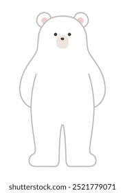 Netter Eisbär, Vektorgrafik
