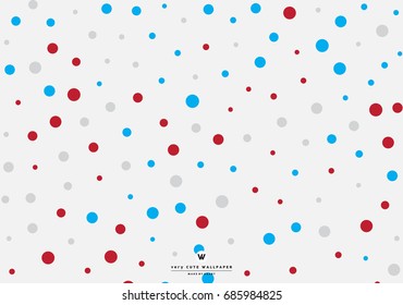 Cute polka dot wallpaper