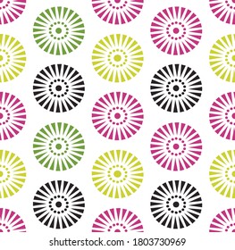 Cute polka dots. Abstract seamless pattern. Can be used in textile industry, paper, background, scrap booking.