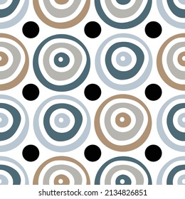 Cute polka dots. Abstract seamless pattern.  Can be used in textile industry, paper, background, scrapbooking.
