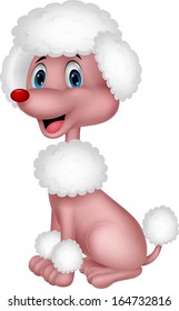cute poodle cartoon 
