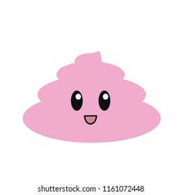 Cute poop cartoon Vector