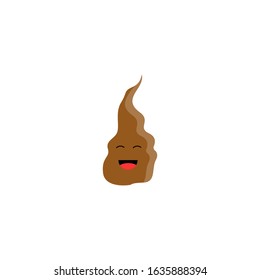 cute poop illustration vector design