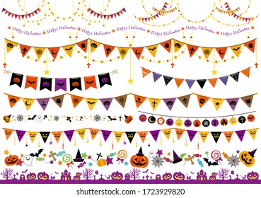 Cute pop garland for Halloween