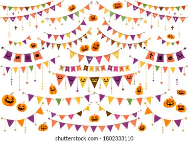 Cute pop garland for Halloween