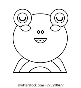 cute portrait frog animal baby