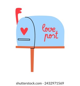 Cute postbox for love letters.