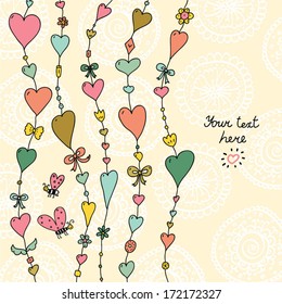Cute postcard about love.