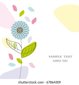 Cute postcard on special day