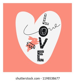 Cute poster for kids. Vector illustration.