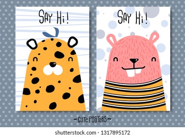 cute posters for nursery. Cute nursery art. Decor For Baby, Kids Wall Art, Print.
