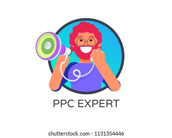 Cute PPC Expert Character
